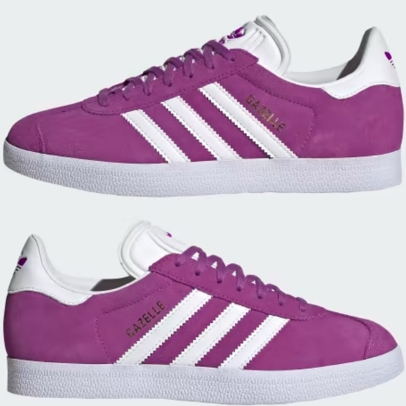 Adidas Gazelles Shock Purple size 5 women's - Picture 1 of 8